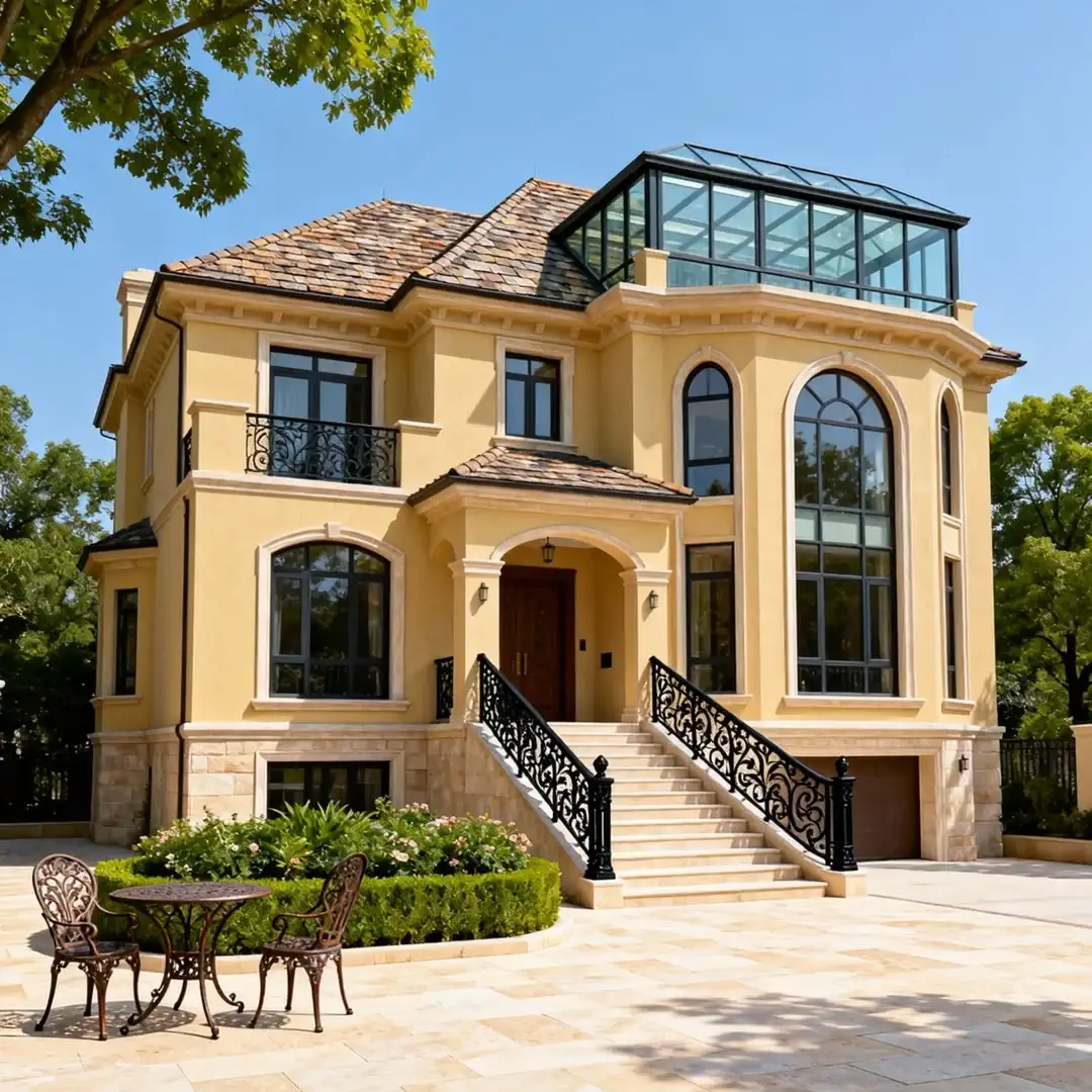 美式乡村风轻钢别墅