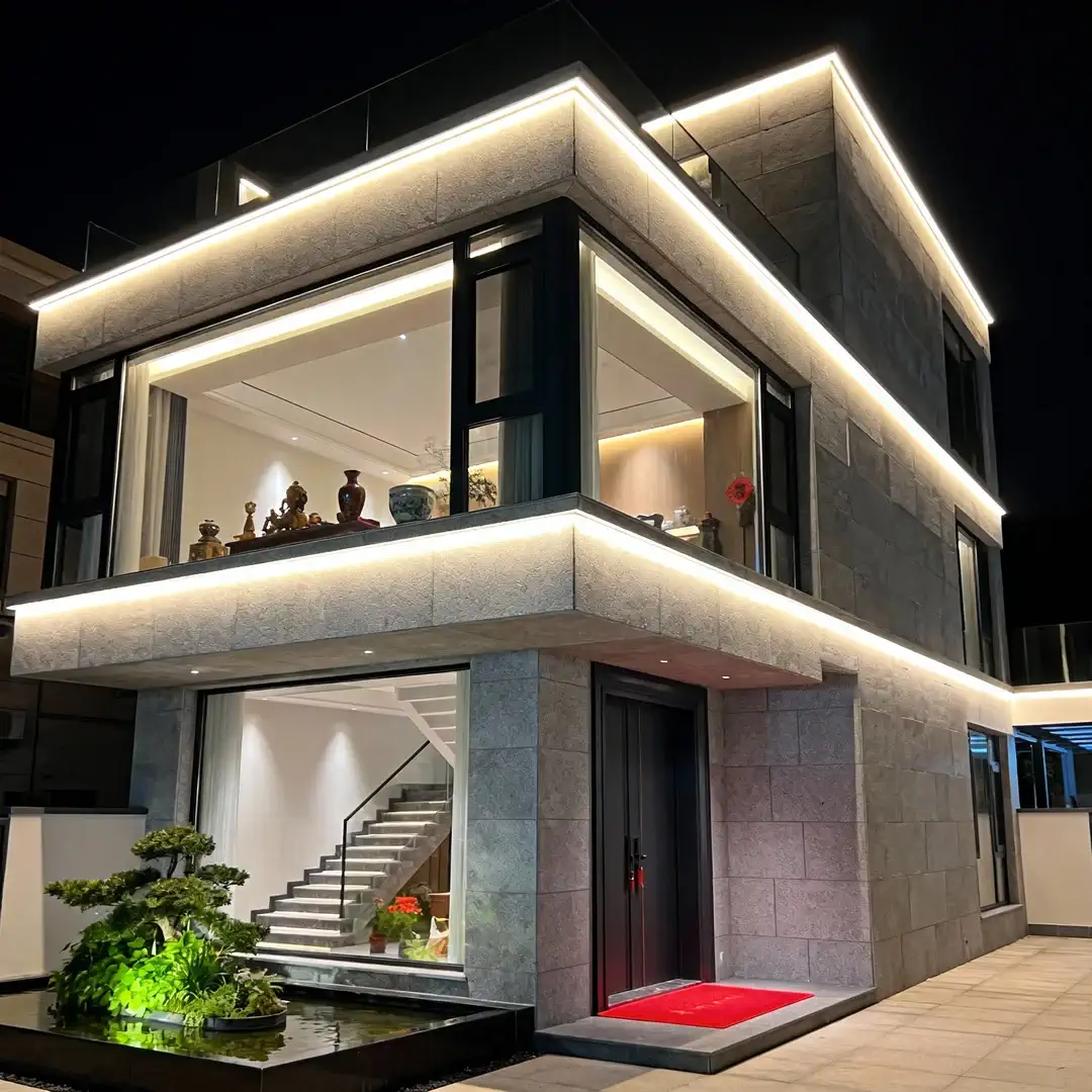 现代极简轻奢轻钢别墅