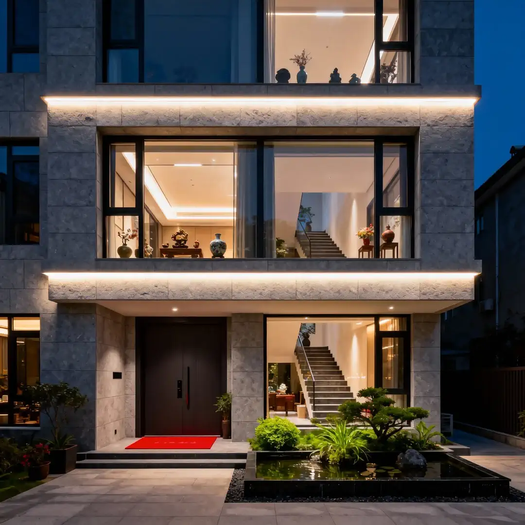 现代极简轻奢轻钢别墅