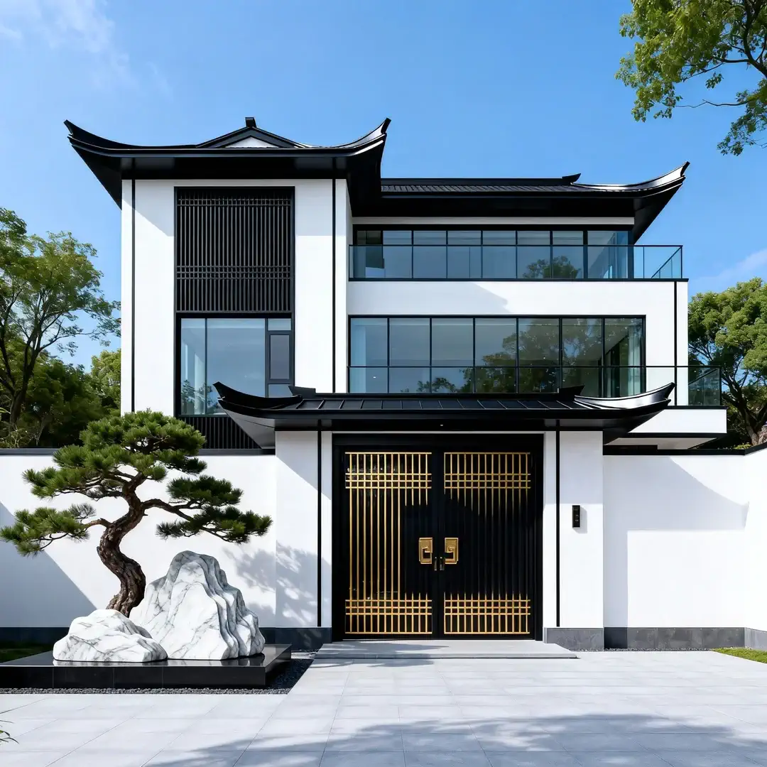 新中式轻奢轻钢别墅