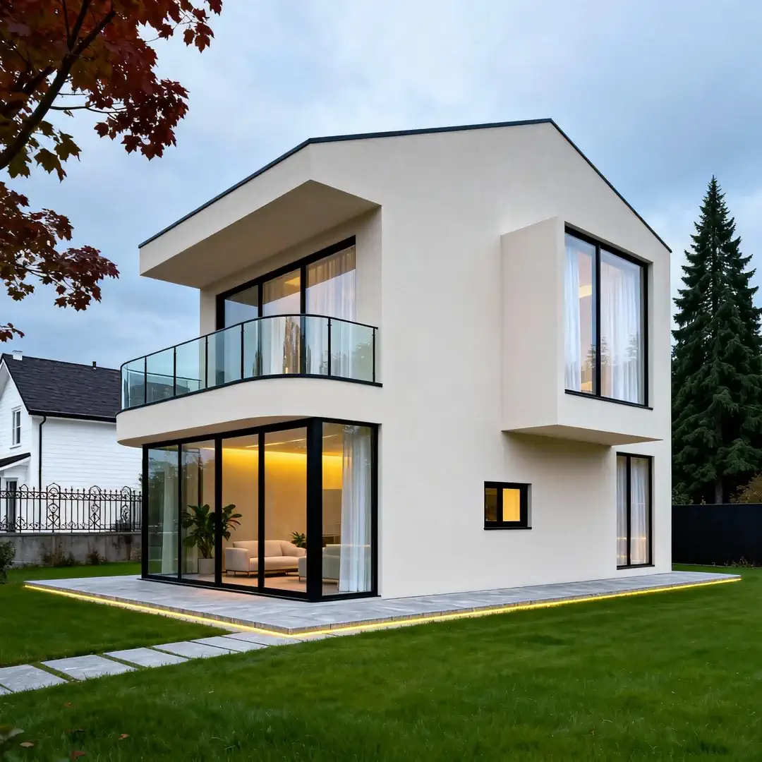 现代简约风轻钢别墅