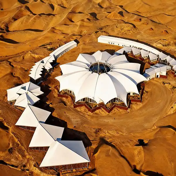 内蒙古响沙湾沙漠莲花酒店